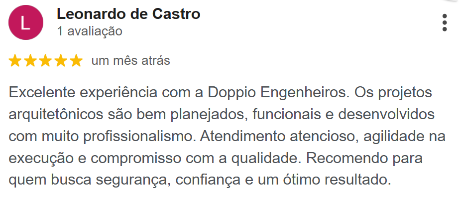 Avaliação de Leonardo de Castro
